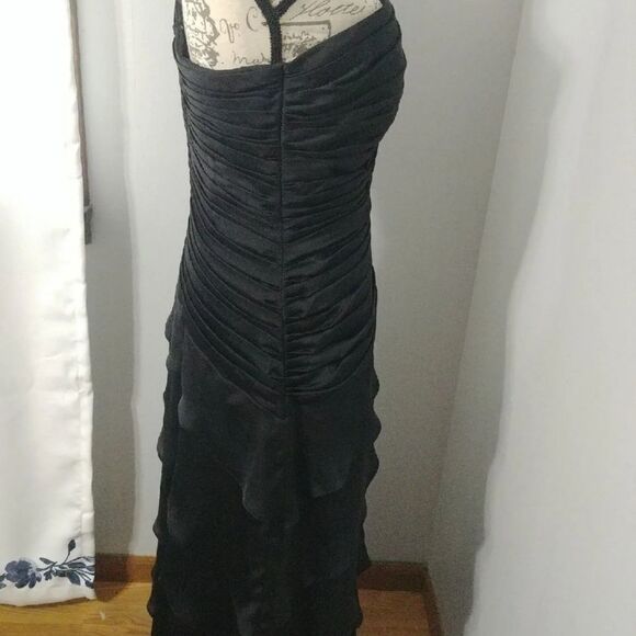 NWT Jade black one shoulder chiffon special occasion 10 - Picture 7 of 13